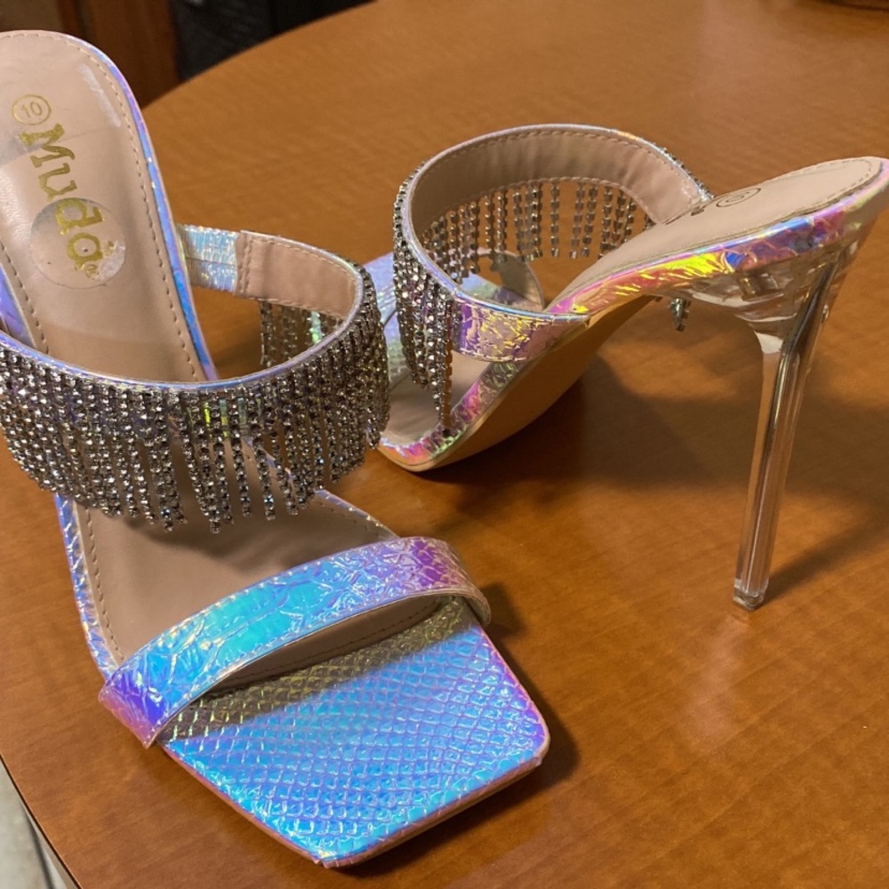 Mudd Stiletto Mermaid color Heals beautiful elegant Heals